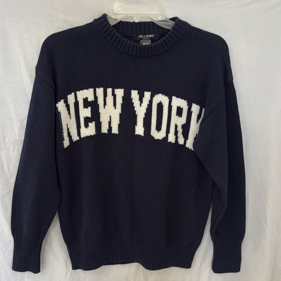 Boutique Sweaters - Boutique NEW YORK Womens Sweater Navy Blue size small Love and whiskey brand